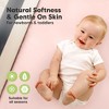 KeaBabies 2pk Soothe Waterproof Fitted Mini Crib Sheets for Girl, Boy, 100% Organic Soft Cotton Pack and Play Sheets - 4 of 4