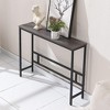 Vtec Trading Dark Gray Modern Industrial Console Table - 2 of 3