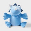 Dinosaur Weighted Plush Kids' Throw Pillow Blue - Pillowfort™ - 4 of 4