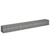 vidaXL Gabion Raised Bed Silver Galvanized steel Large Durable - 3 of 4