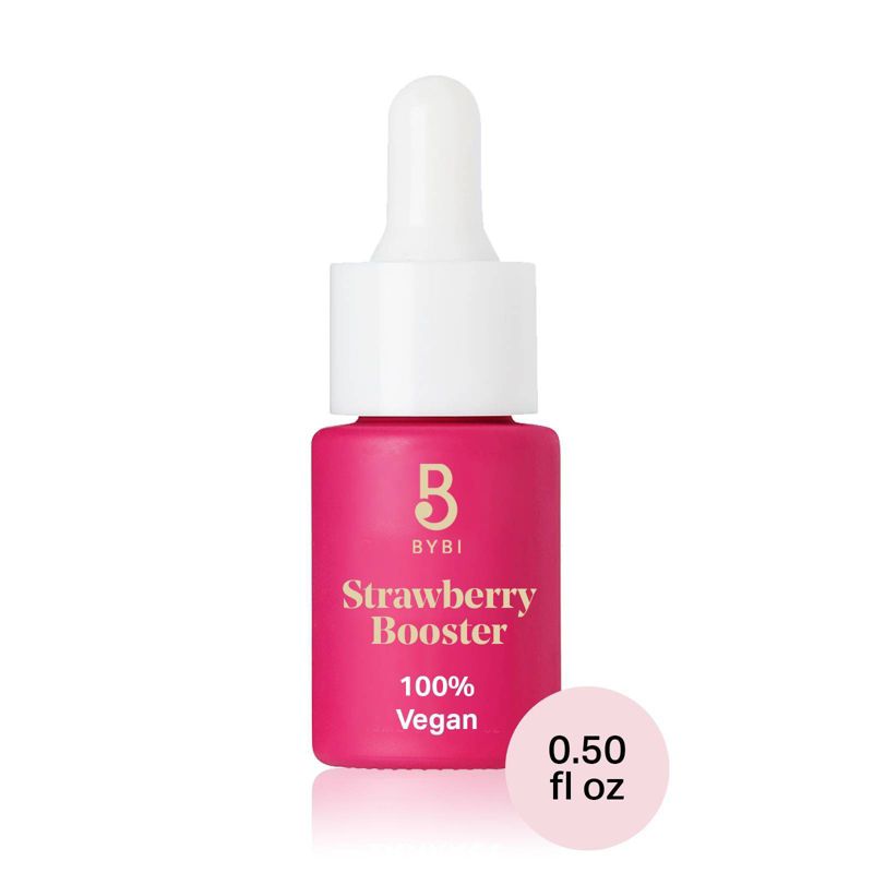 BYBI Clean Beauty Strawberry Booster Every Day Moisturizing Vegan Facial Treatment - 0.5 fl oz, 1 of 12