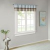 Polyoni Pintuck Light Filtering Striped Window Valance, Lightweight Textured Rod Pocket Top Valance for All Seasons - 4 of 4
