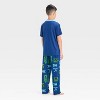 Boys' Minecraft 3pc Pajama Set - Blue - 2 of 4