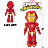 Marvel Spidey and His Amazing Friends 8" Iron Man Plush - Spider-Man Stuffed Animal Toy Figure - Officially Licensed -Great Gift for Kids & Fans - 3 of 4