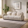 Christopher Knight Home Dorian 78'' Modern 3-Seater Rubberwood Upholstered Sofa with 3 Pillows - 2 of 4