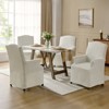 Arnold dining chair Set of 4 roll arms|ARTFUL LIVING DESIGN - 2 of 4