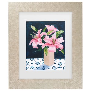 Trademark Fine Art - Grace Popp  Honeys Lilies II Matted Framed Art - 1 of 4