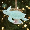 Kurt Adler Resin Ornament for Christmas Tree, Green Transparent Turtle - 2 of 3