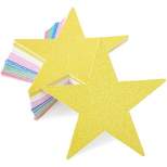 Bright Creations Glitter Star Cutouts (60 Count), 6 Colors