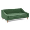 VisioGear Elevated Dog Sofa Bed, Pet Sofa with Irregular Armrest Design, Comfortable Soft Sofa for Dog, Green, 38"*22"*16" - 4 of 4