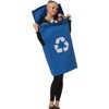 Imposta Costumes Adult Recycling Can Costume Bodysuit Blue One Size - 4 of 4