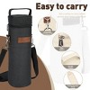 Tirrinia Single Wine Gift Bag, Portable Wine Cooler Bag, Insulated Bottle Carrier Tote, Wine Bag, Wine Lovers Must Haves, Valentine’s Day Gift Idea - 2 of 4