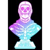 Men's Fortnite Skull Trooper All Hail Glow T-Shirt - image 2 of 4