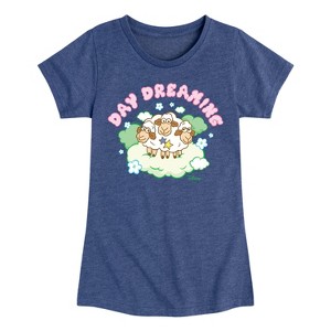 Girls' - Disney - Day Dreaming Sheep Fitted Short Sleeve Graphic T-Shirt - 1 of 4