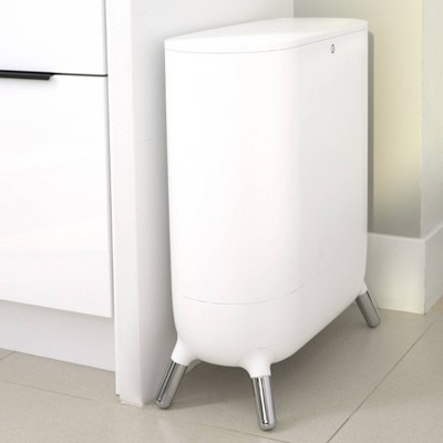 Large White and Blue SpaStudio Towel Warmer with Aromatherapy
