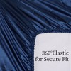 ChicFurnit Full King Queen Twin Size Satin Bed Sheets Silky Smooth Fabric 360 Secure Fit for Living Room - 4 of 4