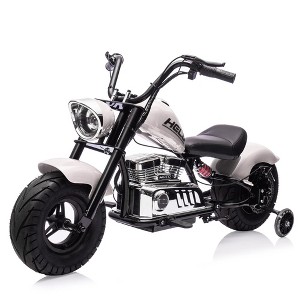 Kids off-road motorcycles, powerful drive, with spring suspension and headlights, suitable for teenagers aged 14 and up, with a top speed of 16.5 mph - 1 of 4