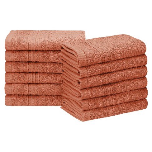 Lavish Home 24-piece Cotton Towel Set With 6 Bath Towels, 6 Hand Towels, 6  Washcloths, And 6 Fingertip Towels : Target