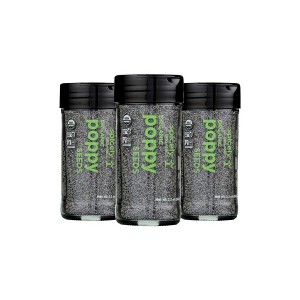 Spicely Organics - Poppy Seeds - Case of 3/2.2 oz - 1 of 4