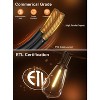 Itopfox 120FT Outdoor String Lights, Waterproof Patio Lights with 64 Hanging ST38 Bulbs, 2700k Shatterproof for Backyard Gazebo Porch Garden Decor - 3 of 4