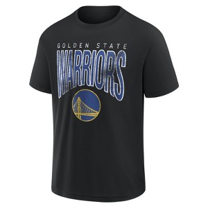 NBA Golden State Warriors Men's Black Short Sleeve T-Shirt - 1 of 3