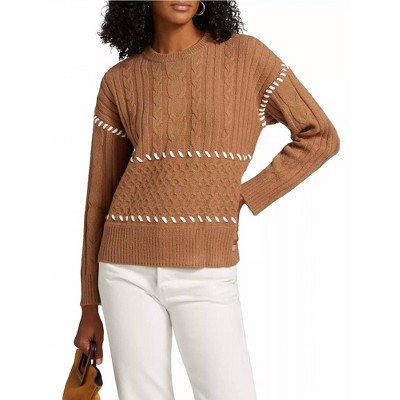 Women's Whipstitch Long Sleeve Sweater - DESIGN HISTORY