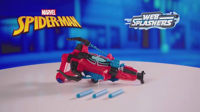 Marvel Spider-Man NERF Strike &#39;N Splash Toy Blaster, 2 of 13, play video