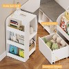 PAKASEPT 70.9” Kids Reading Nook with Cushioned Toy Storage Bench and Chalkboard, Bookshelf, Toy Organizer for Boys & Girls - 3 of 4