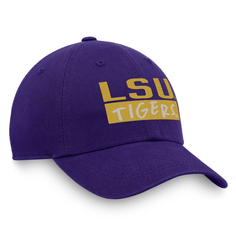 NCAA LSU Tigers Youth Unstructured Scooter Cotton Hat, 3 of 5