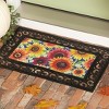 Evergreen Multi-Color Fall Sunflowers Sassafras Indoor Outdoor Switch Doormat 1'10"x22" - 2 of 4