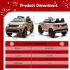 12V Kids Electric Ride On Car, 2 Motors, 3 Speed Settings, Parent Remote Control, Safety Belt, LED Lights & Music - 4 of 4