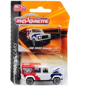 Land Rover Defender 110 White/Red/Blue "Above and Beyond" "Racing Cars" 1/60 Diecast Model Car by Majorette - 1 of 3
