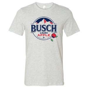 Mens Busch Light Apple White Mountains Logo T-Shirt - 1 of 2