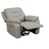 MAYEERTY Power Recliner Chair, Electric Breathable Leather Reclining Chair with USB Charging, Adjustable Backrest for Living Room, Light Grey - 2 of 4
