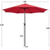 Yaheetech 10FT Patio Umbrella for Garden, Backyard, Beach - 3 of 4