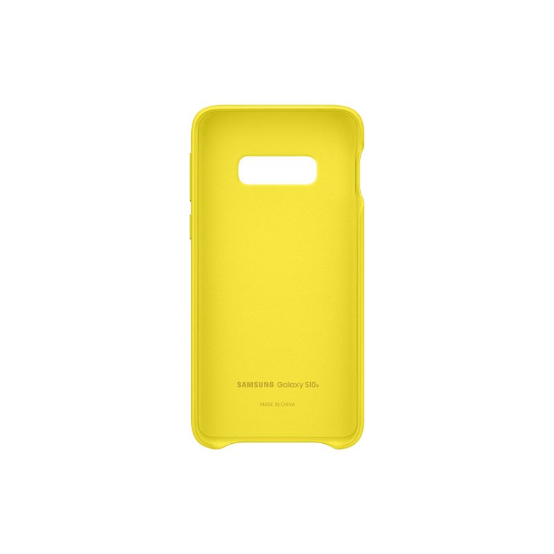 Original Samsung Leather Cover for Samsung Galaxy S10e - Yellow, 3 of 4