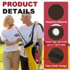 Unique Bargains Neoprene Waist-Mounted Lightweight Golf Ball Carry Bags 2 Pcs - 3 of 4