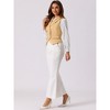 INSPIRE CHIC Women's Lapel Collar Dressy Versatile Racerback Waistcoat Suit Vest - 2 of 4