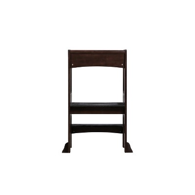 Home Imports Emporium Kids Kitchen Step Stool with Handles in Espresso