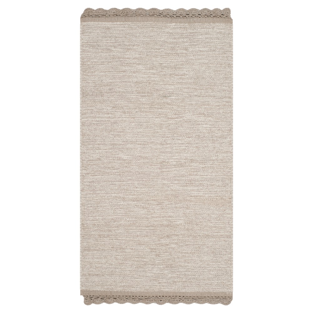 Beige Spacedye Design Woven Accent Rug 3'X5' - Safavieh