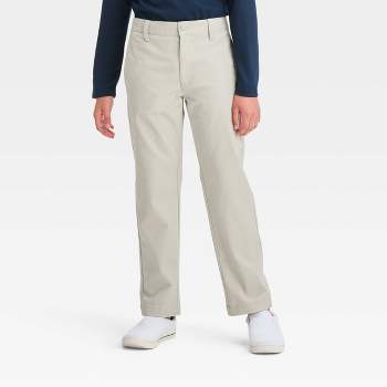 Boys' Stretch Woven Jogger Pull-On Pants - Cat & Jack™ Beige 4