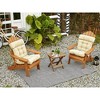 ARTPLAN Patio Chair Cushion,Tufted Adirondack Outdoor Chair Cushion,Wicker High Back Outdoor Seat Cushion,Set of 4,21"X21"X4" (4 Pack) - 3 of 4