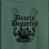 Women's - Disney - Haunted Mansion Parks Attraction Lightweight French Terry Wide Neck Long Sleeve Shirt - 2 of 4