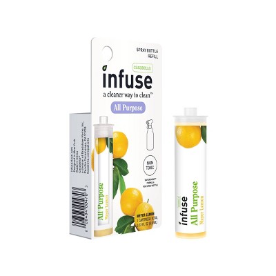Casabella Infuse All Purpose Cleaner Refill Concentrate – Meyer Lemon - 0.33oz