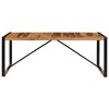 vidaXL Dining Table Natural Sheesham wood - 2 of 2