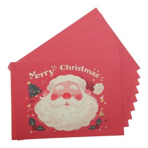 Unique Bargains Christmas Greeting Card Multicolor 4.5 x 3.1Inch 10 Pcs - 1 of 4