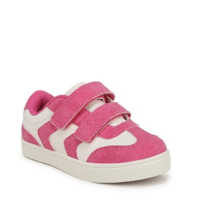 hot pink / white