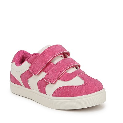 hot pink / white
