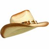 Skeleteen Adults Western Straw Cowboy Hat Costume Accessory - 2 of 4
