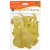 Beistle Foil Happy Thanksgiving Streamer, 6.5" x 5', (2/Pkg) Multicolored - 2 of 2
